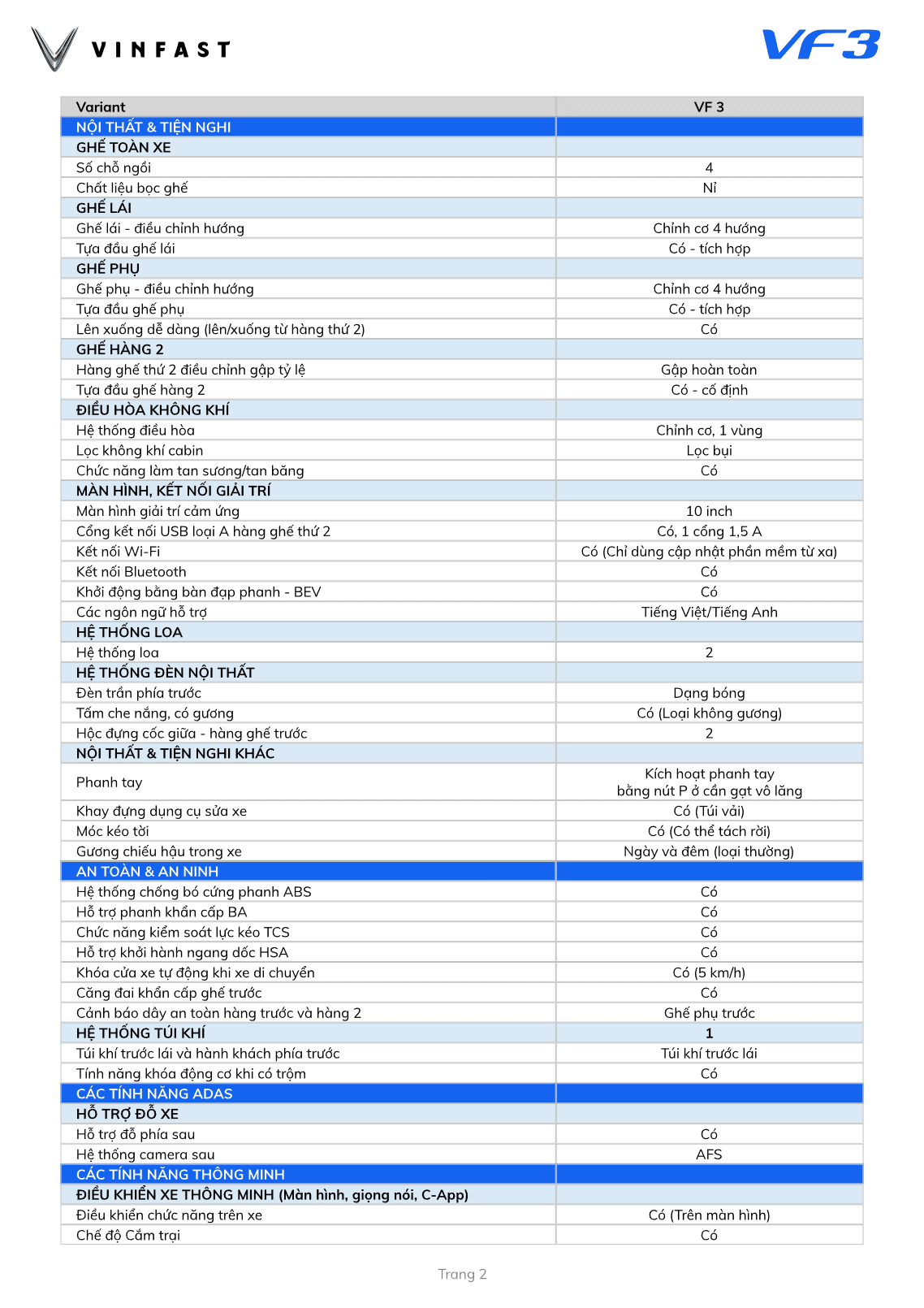 VinFast Phú Mỹ Hưng - VinFast VF3